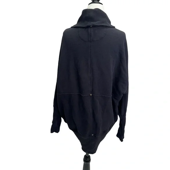 Aritzia Wilfred Diderot Open Front Cocoon Cardigan Sweater Black Size M - Picture 8 of 12